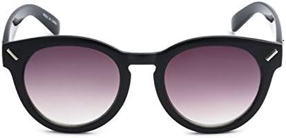Eason Eyewear Men/Women's Vintage Fashion Inspired Round Black