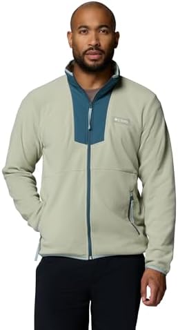 Columbia Mens Granite Mountain Full Zip Fleece Jacket (L, Blue
