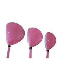 Precise ES - Juego completo de palos de golf para mujer con diestros, incluye controlador de titanio, SS Fairway, SS Hybrid, SS 7-PW Irons, Putter, Stand Bag, 3 HC's Pink - Elige el tamaño., Talla normal