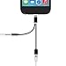 Cell Connectors 2 in 1 Lightning Adapter for iPhone 7/7 Plus, Cell Connectors Lightning Charger and 3.5mm Earphone Stereo Jack Cable Adapter for iPhone 7/7 Plus/6S/6/5S/5, No Music Control, Black