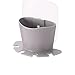 YJYDADA New Hanging Bathroom Kitchen Utensil Box Toothbrush Storage Rack (Gray)