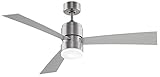 Fanimation FP4650BN Zonix Fan with 14-watt LED, Brushed Nickel