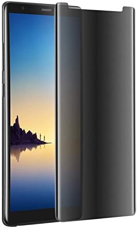 Galaxy Note 9 Privacy Screen Protector,Note 9 Premium [3D Curved] [Case Friendly] [Anti-Scratch] 9H Hardness Tempered Glass Film Screen Protector for Samsung Galaxy Note 9 (Transparent)