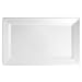 Q Squared Diamond White BPA-Free Melamine Large Rectangle Platter, 17-1/4 by 10-1/2, White