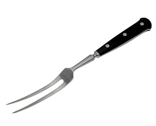 Carving Fork Stainless-Steel Curved Meat Fork 12" - Thumbnail 4