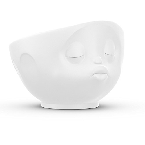 Tassen Bowl, Kissing, glazed white 16.9oz / 500ml