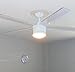 Hampton Bay Merwry 52 In. LED Indoor White Ceiling Fan