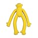 Coastal Pet Rascals Latex Squeaker Long Legged Monkey Dog Toy 11-Inches , Yellow (2-Pack)