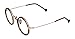 Agstum Retro Small Round Optical Eyeglasses Frame Clear Lens (Gray)