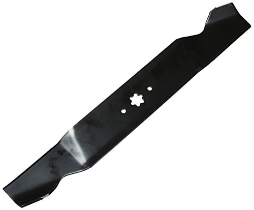 USA Mower Blades (2 MTD616SBP Standard Medium Lift for Windsor 50-3945 50-3950 Length 21-3/16 in. Width 3 in. Thickness .150 in. Center Hole 6 Point Star 42 in. Deck