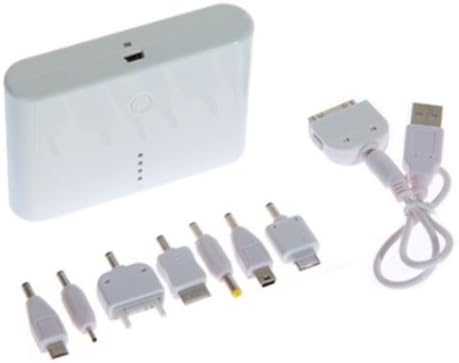 White 12000mah USB Mobile Power Bank Traveling Portable External Battery Pack for Ipad/iphone 4 4s Ipad Samsung & Sony Ericsson