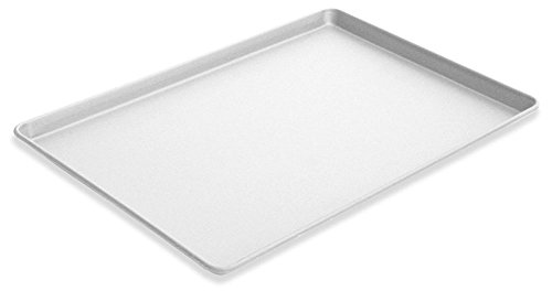 LloydPans 18 Inch by 26 inch by 1 inch Commercial Aluminum Full Sheet Pan, will never rust. Will not fit most home ovens