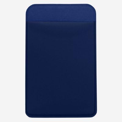 Wellspring Gift Blue Add a Pocket to a Cell Phone or Tablet Holds Business Cards, Credit Cards, ATM Cards
