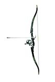 Muzzy 7505 Addict Bowfishing Kit: Recurve Bow, New Reel with 150# line Installed, Rest, 1020-C Arrow,& Finger Guards