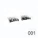 3D False Eyelashes,SMYTShop 4 Piece 0.2mm 3D Magnetic False Eyelashes Natural Soft Reusable Eye Lashes Makeup (1Pair)