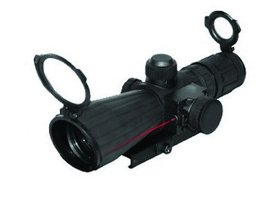 3-9x42 Rubber Compact With Red Laser blue Ill. rangefinder green Lens quick Release