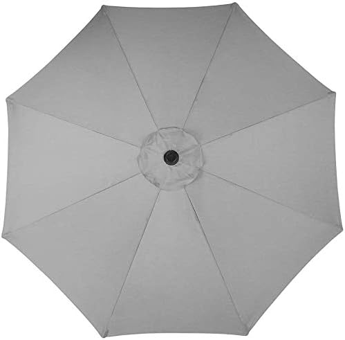 Ronda paraguas del patio jardín al aire libre de manivela, biela de