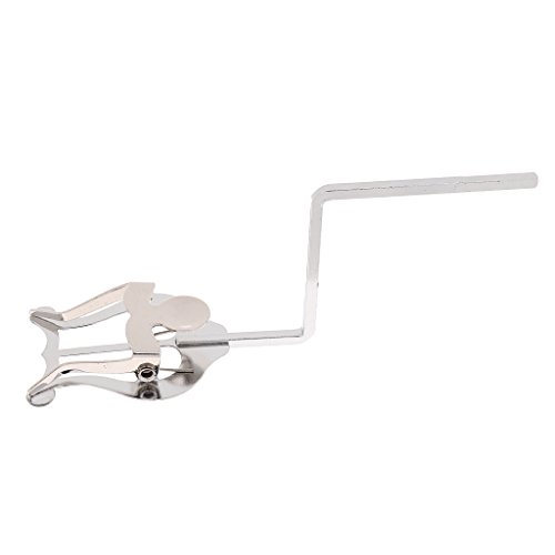 Blesiya Elegant Sax Sheet Music Clip Holder Clamp-On Holder Lyre for Saxophone Parts 6.69x2.36inch