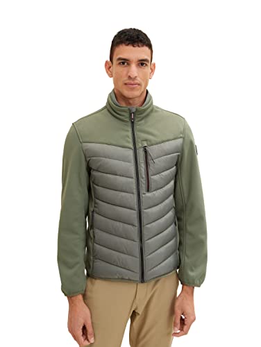 TOM TAILOR Herren 1034035 Jacke, 10415 - Dusty Olive Green, 3XL