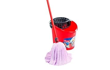 Vileda SuperMocio Microfibre Wischmop Komplett-Set - mit Mikrofaser Reinigungskraft