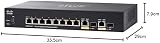 Cisco SG350-10P Managed Switch 10GbE Ports 8x RJ45 2x SFP PoE 62W LLW view 7