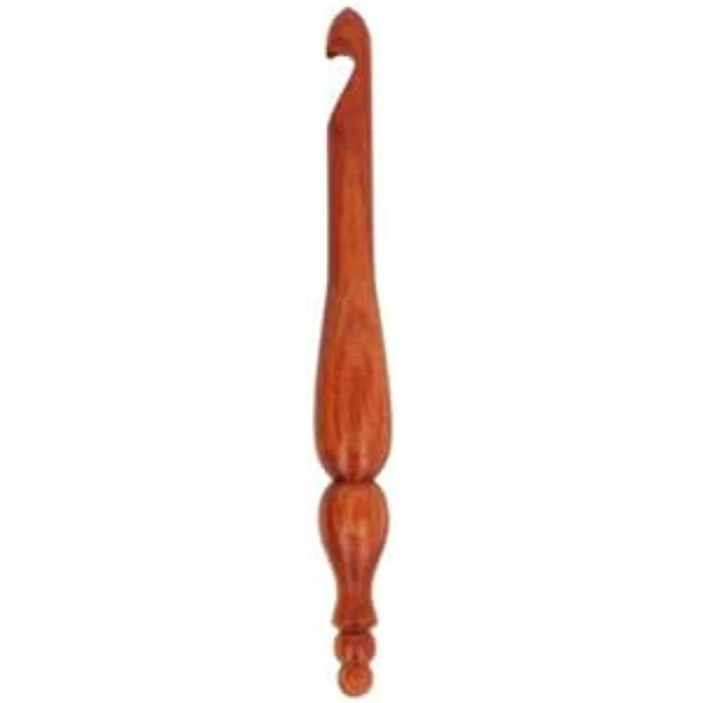 Furls Crochet Hook, Wood, Tulipwood, 10mm