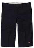 Dickies Big Boys' Flex Waist Short With Extra Pocket, Black, 8