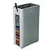 ZERO JET LAG Slim Laundry Storage Hamper with Wheels - Large Clothes Hamper - Basket With Wheels - Rolling Storage - Rolling Dirty Laundry Bin (25 Inches, Silver Gray)