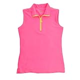 Birdseed Golfwear® Big Girl's Solid Sleeveless Golf Polo Shirt
