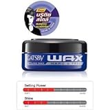 Gatsby Wax Hard & Free Gel Hair Shine British Series Men Styling