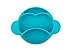 Qshare Toddler Plate, Baby Plate for Babies Toddlers and Kids, Portable BPA-Free FDA Approved Strong Suction Plates for Toddlers, Dishwasher and Microwave Safe Silicone Placemat 9x8x1.5 Inch