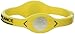 Power Balance Silicone Wristband Yellow/black - MEDIUM