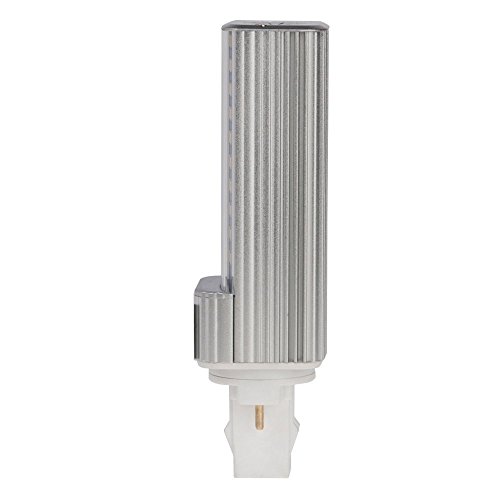 HERO-LED GX23D-8W-WW Rotatable PL-S Lamp GX23D 2-Pin LED CFL/Compact Fluorescent Lamp Replacement, 8W, 18W Equal, Warm White 3000K, 4-Pack (Remove/bypass the Ballast)