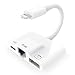 Uwecan RJ45 Ethernet Network Lan Wired Adapter for iPhone/iPad,3 in 1 Ethernet Adapter & charging & OTG USB Camera Reader Adapter,Support iOS 10.0 or Above primary