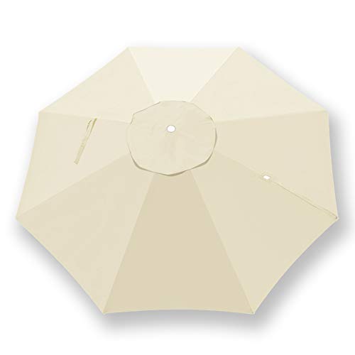 BenefitUSA Replacement Canopy Top Cover for 11.5' Rome Cantilever Patio Umbrella Outdoor Sunshade (White)