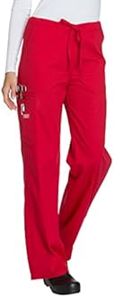 CherokeeMen & Women Scrubs Pant Workwear Core Stretch Drawstring Cargo 4043