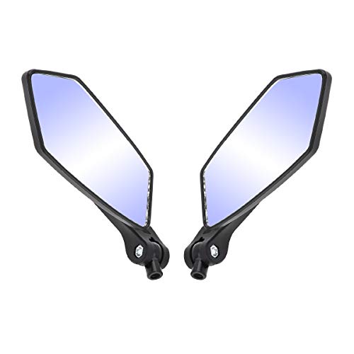 Motorcycle Rear View Mirror, Universal Side Mirrors for Motorcycle 2pcs 10mm - Thumbnail 6