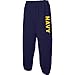 Navy NAVY Sweat Pants with gold print