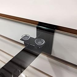 Black Center Shelf Rest Clip & Rubber Cushion for