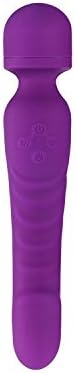 Greewo Heating Massage Wand Vibrator,Powerful Motor High Quality Silicone (Purple)