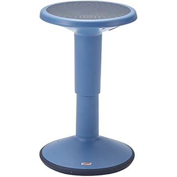 ECR4Kids SitWell Height-Adjustable Wobble Stool - Active Flexible Seating Chair for Kids and Adults - School and Office, Powder Blue
