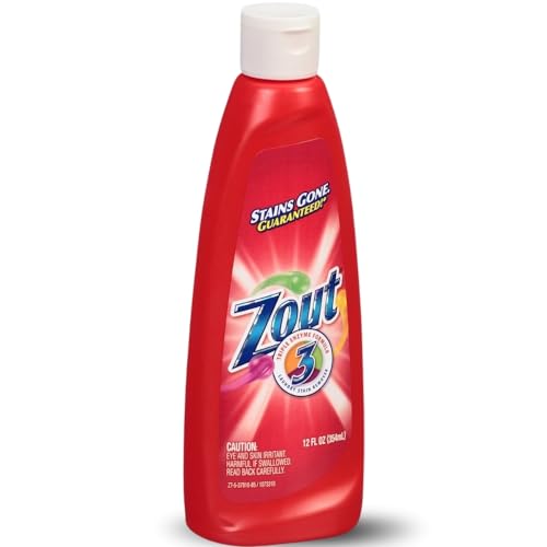Zout Laundry Stain Remover, Triple Enzyme Formula, 12 Ounce