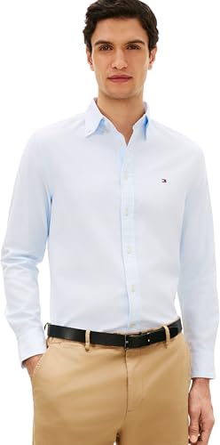 Flex Dobby SF Mw0Mw29970 - Camisa para Hombre, Color Azul, Talla L