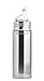 Pura Kiki 9oz/260ml Stainless Steel Insulated Sippy Cup Bottle w/Sleeve, Plastic-Free, MadeSafe Certified, Medical-Grade Silicone Sipper Spout Fast Flow Rate - Kids, Baby & Infant - Natural Mirror