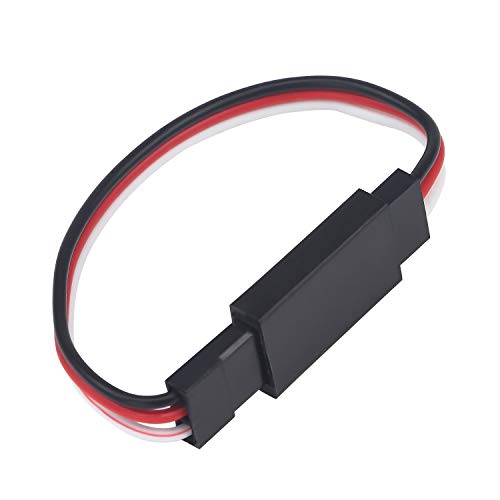 Favordrory 30 Pieces 3-Pin Extension Cable Cord Male to Female Lead Wire Connectors for Servo Extension Connection Control Board Remote Control Parts, 5 Sizes - Thumbnail 5