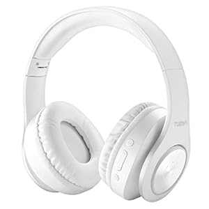 Bluetooth-Headphones-WirelessTuinyo-Over-Ear-Stereo-Wireless-Headset-35H-Playtime-with-deep-bass-Soft-Memory-Protein-Earmuffs-Built-in-Mic-Wired-Mode-PCCell-PhonesTV-White TUINYO Bluetooth Headphones Wireless, Over Ear Stereo Wireless Headset 40H Playtime with deep bass, Soft Memory-Protein…