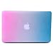 HDE Plastic Hard Shell Case and Keyboard Cover for MacBook Air 11 Inch (Models: A1370/A1465), Rainbow