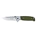 Ganzo G7522 Folding Bowie Hunting Pocket EDC Handle Knife (Green)