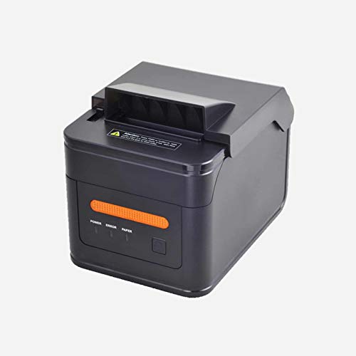 POSTRON 80MM Thermal Receipt Kitchen Printer USB H300L LAN 2048KB Bytes to Avoid Order Missing ESC/POS With Order Reminder Waterproof Oilproof