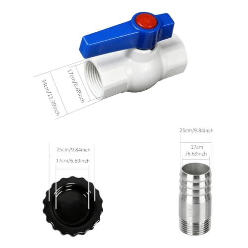 Drado Réservoir d'eau Pliable PVC Portable Sac d'eau avec Valve d'arrêt, Sac d'eau de Camping Sac de Stockage d'eau d'urgence pour Transport de Liquides de Stockage Jardin Extérieur